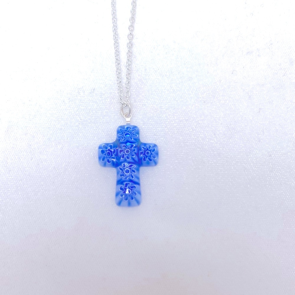 COPY - 💐2@30.00💐 Murano Venetian glass cross